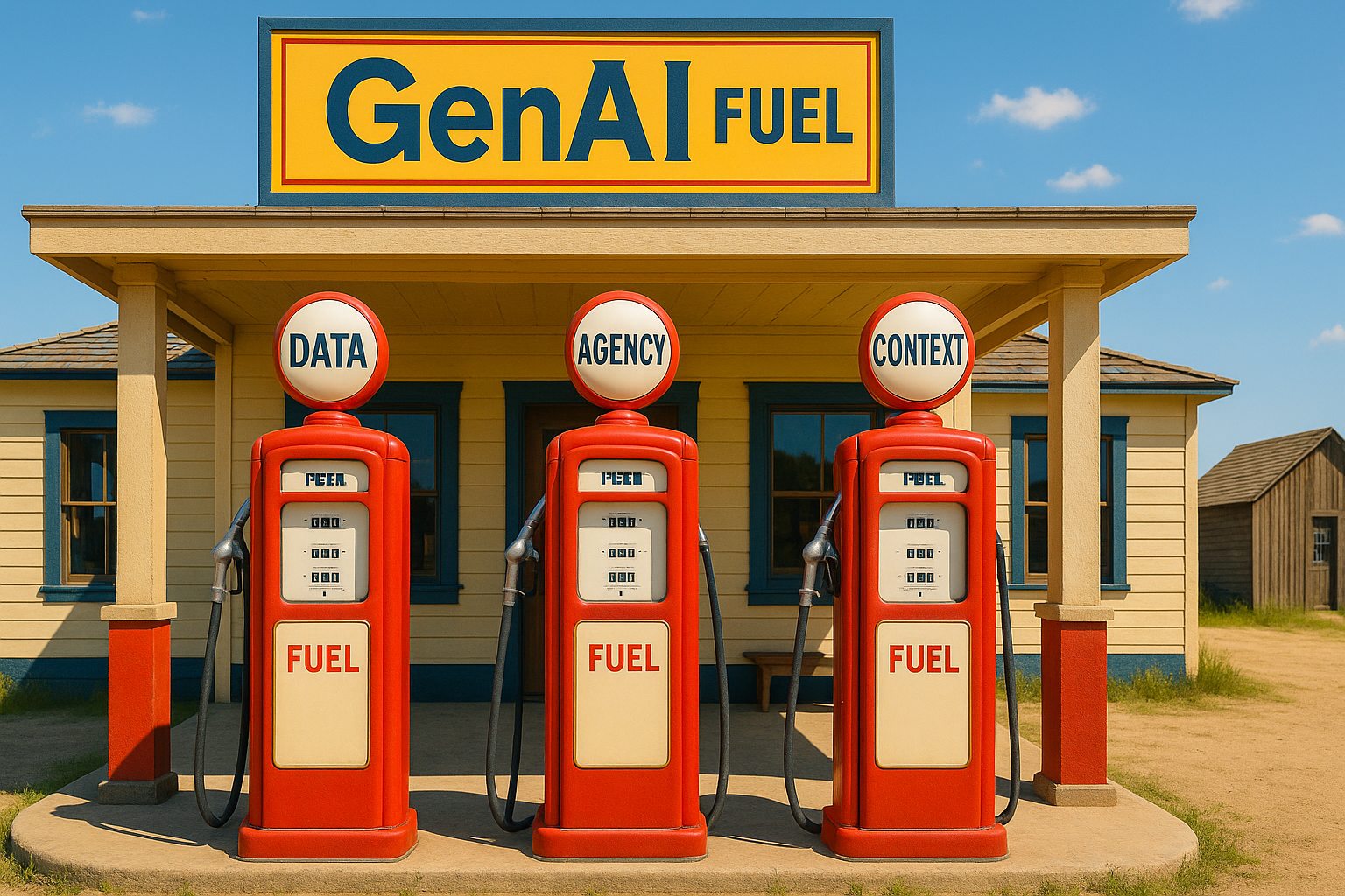 GenAI Fuel Station: Data, Agency, Context